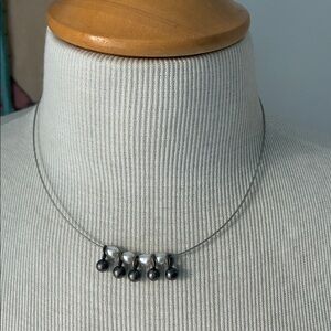 Designer Boo Poulin sterling necklace